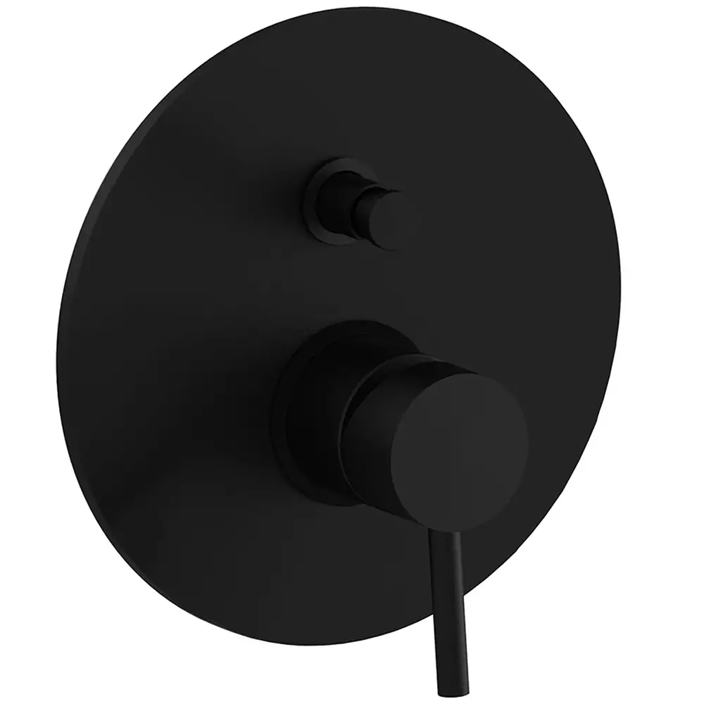 Смеситель скрытого монтажа для ванны/душа Paffoni Light LIG015NO Черный матовый (34767282)