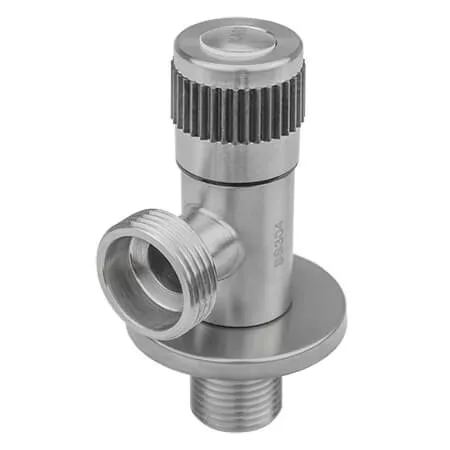 Кран угловой KARRO KR-3130S 1/2" х 3/4" нержавеющая сталь (SQ-1033068)