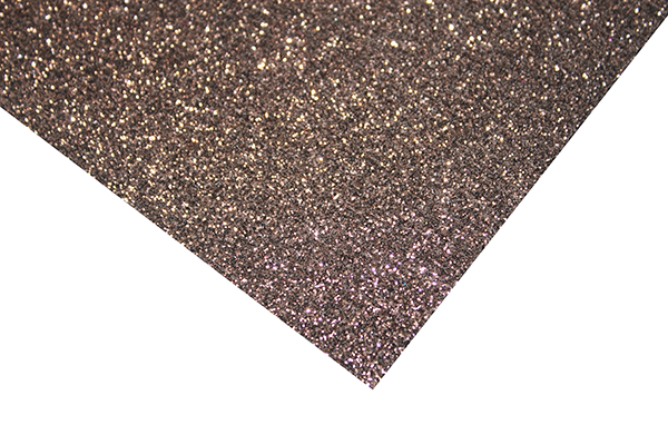 Фоамиран блестящий на клейкой основе 2 мм 20х30 см Коричневый