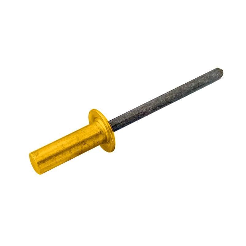 Заклепка Rivettop RFg 3,2х12,5 RAL1003 прижим 5-6,5 мм алюминий/сталь закрытая плоская головка 1 шт. (97RAL9732124003AT0)