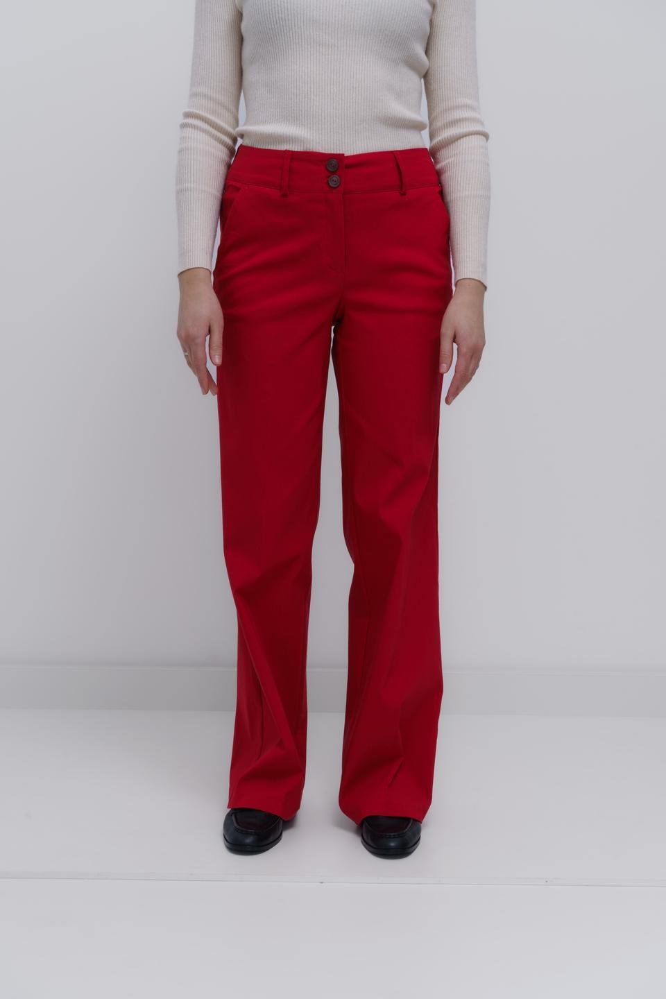 Штани жіночі UT BR300 р. 56 Червоний (24488126) - фото 3