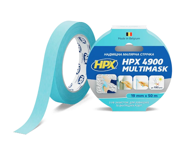 Малярная лента HPX4900 MULTIMASK 120С 48 мм х 50 м Циановая (2368380360)