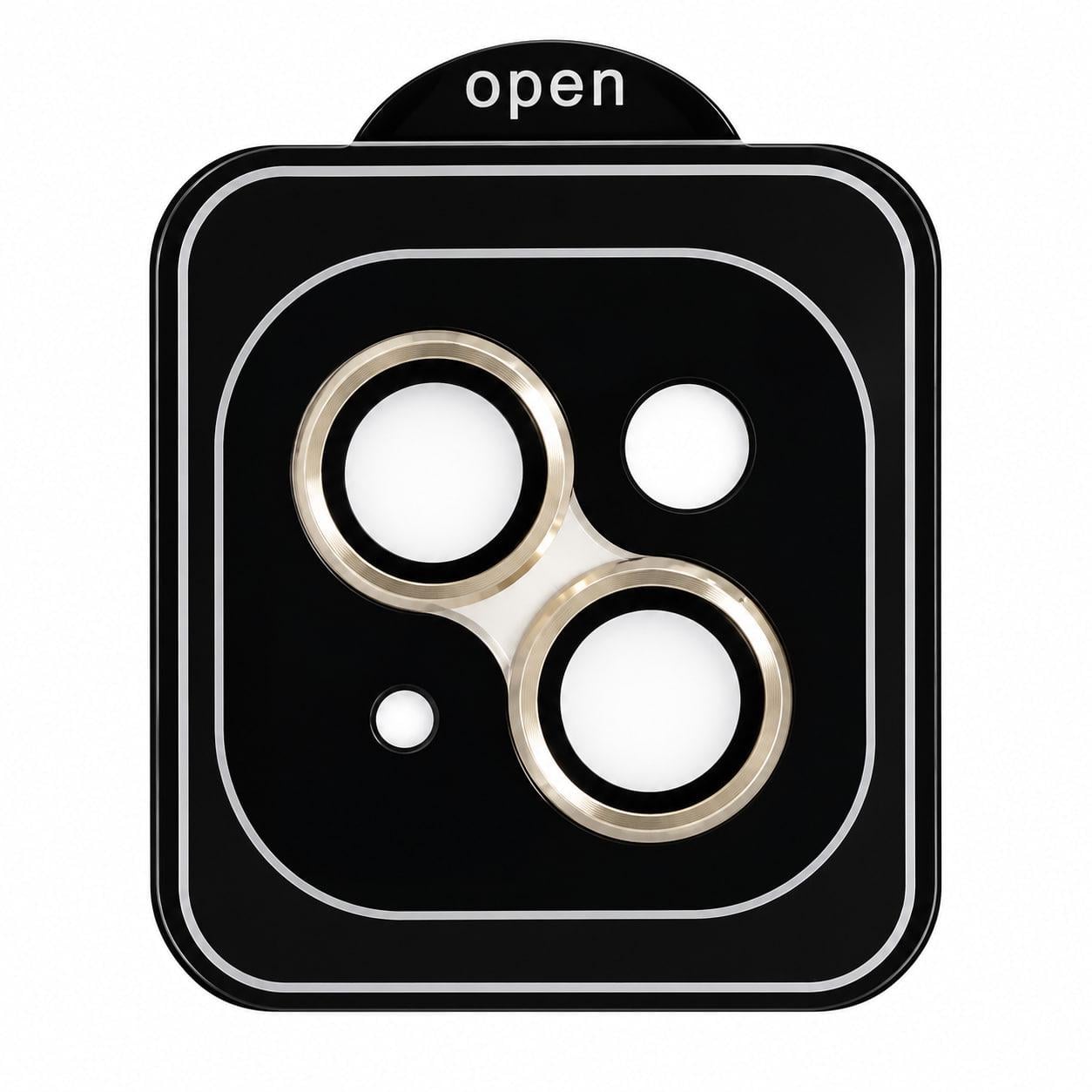 Стекло на камеру Dark для iPhone 14/14 Plus Gold (000557307)