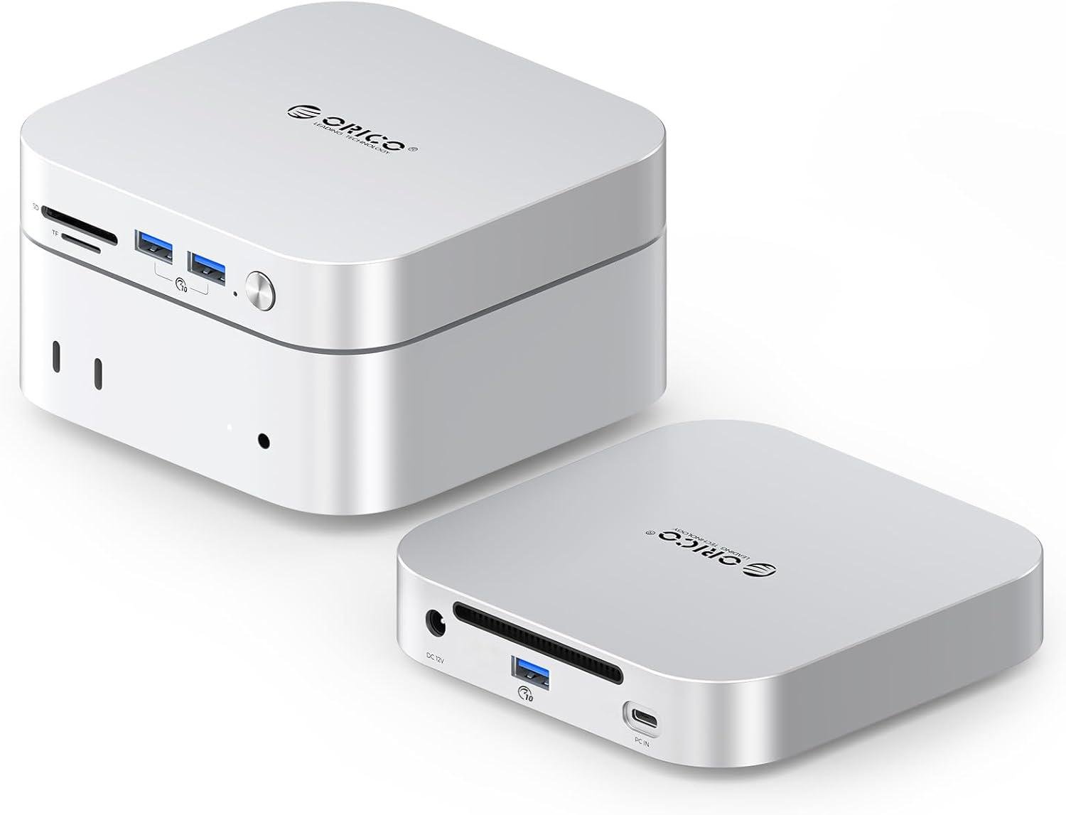 Док-станция Orico MiniLink 40Gbps 7в1 для Mac mini M4/M4 Pro алюминий (5/448)