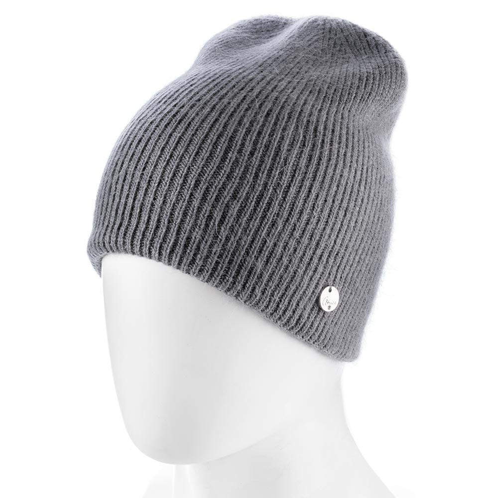 Шапка женская Atrics WH862 зимняя двойная Графитовый