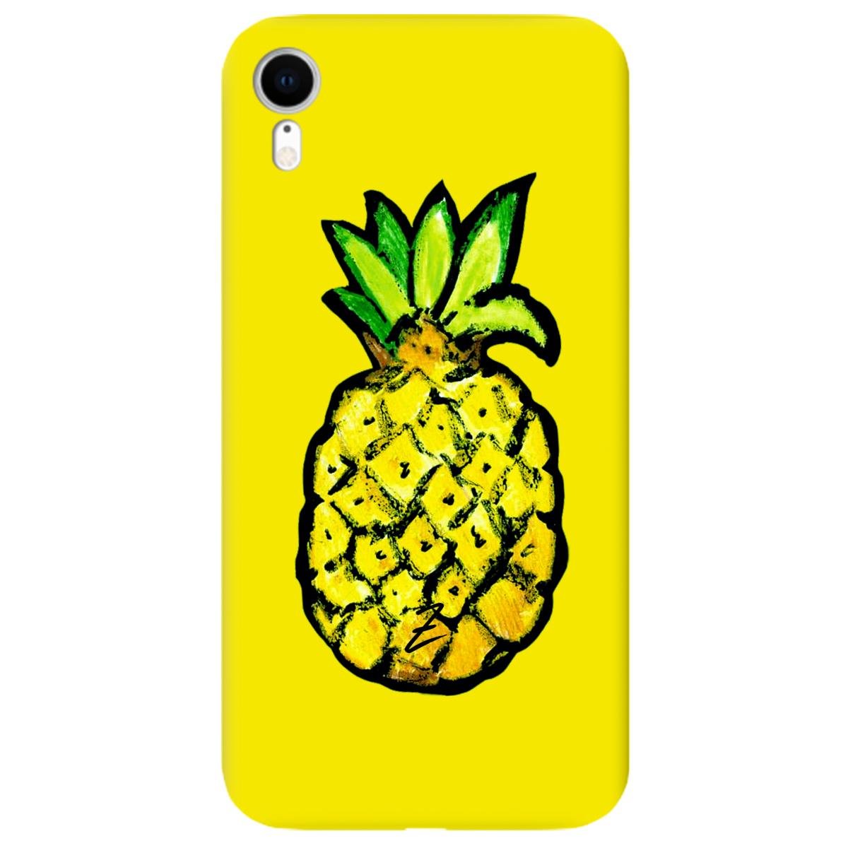 Силіконовий чохол Zorrov для Apple iPhone XR - Sunny  pineapple (11170040086051883)