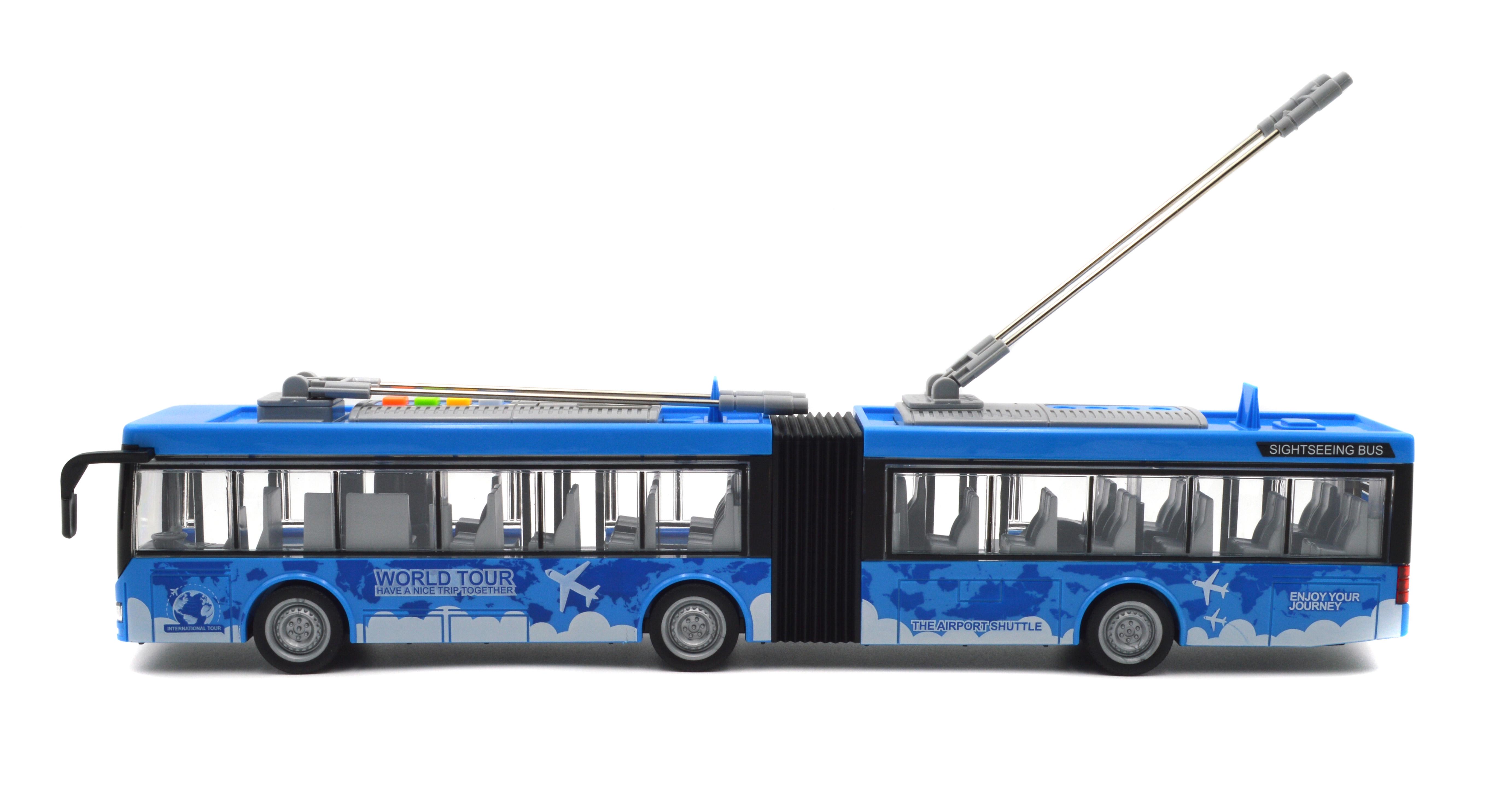 Тролейбус WY915B масштаб 1:16 звук/світло/відчиняються двері (30358507) - фото 2