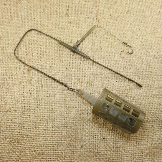 Оснастка фидерная ORANGE #28 Distance Cage Feeder Leadcore 50 г (3KB1809)