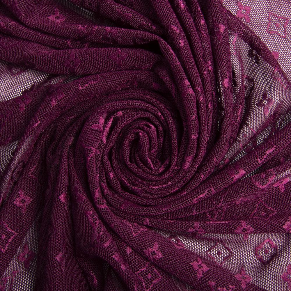 Тканина Сітка LV стрейч Слива (24392)