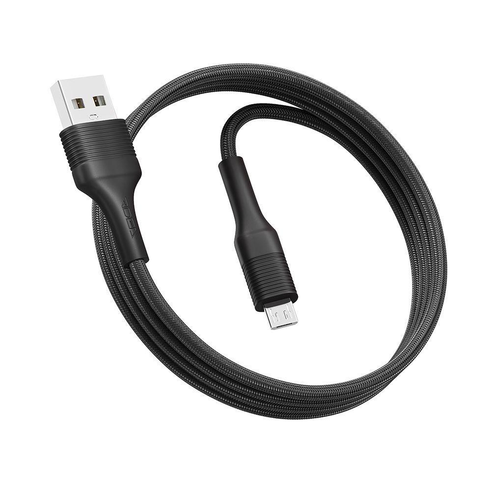 Кабель Ridea RC-M112 Fila 3A USB to Micro USB Чорний (209-00174)