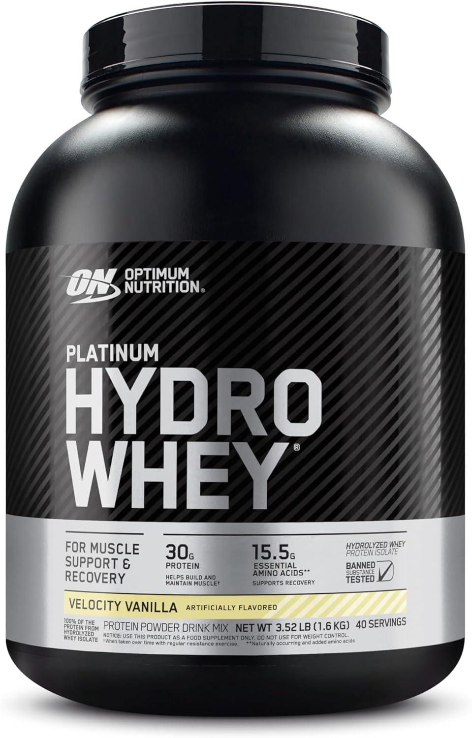 Протеин Optimum Nutrition Platinum Hydro Whey Vanilla 1600 г Протеин Optimum Nutrition Platinum Hydro Whey Vanilla 1600 г