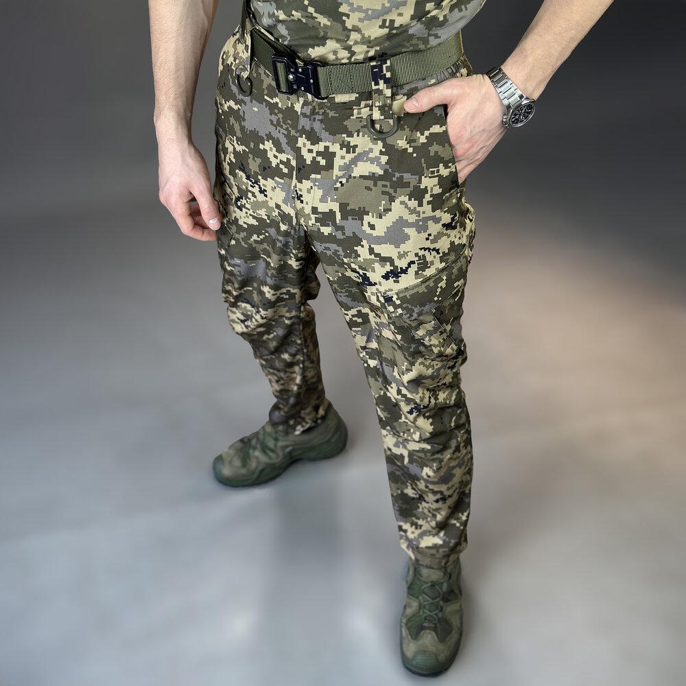 Брюки-карго Pobedov Tactical Soft Waterproof S Пиксель (PNcr2 892Spx) - фото 2