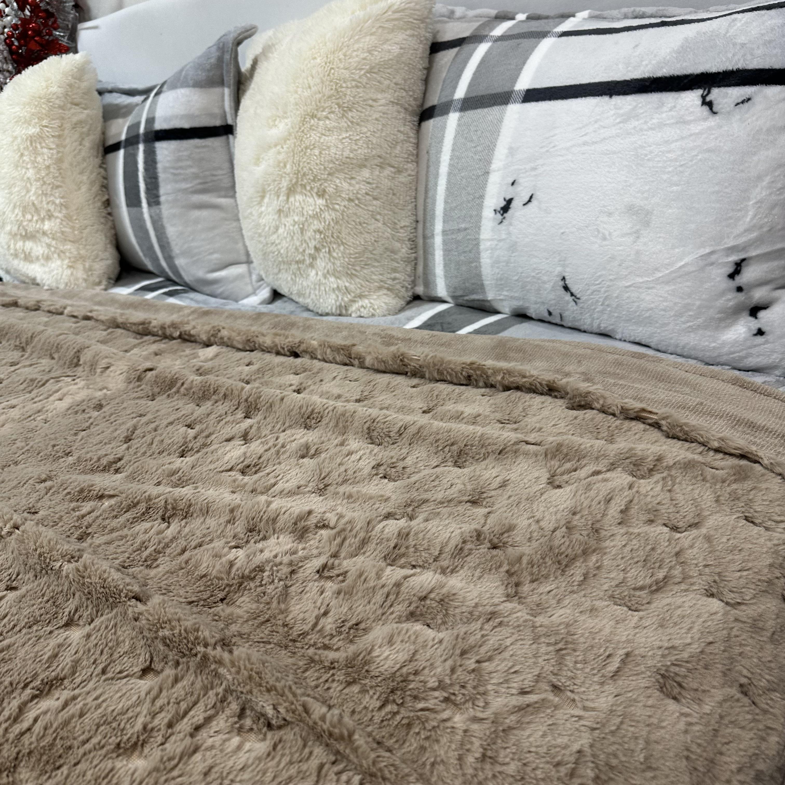 Покрывало микрофибра 200х230 см Кофейный (30111718) - фото 9