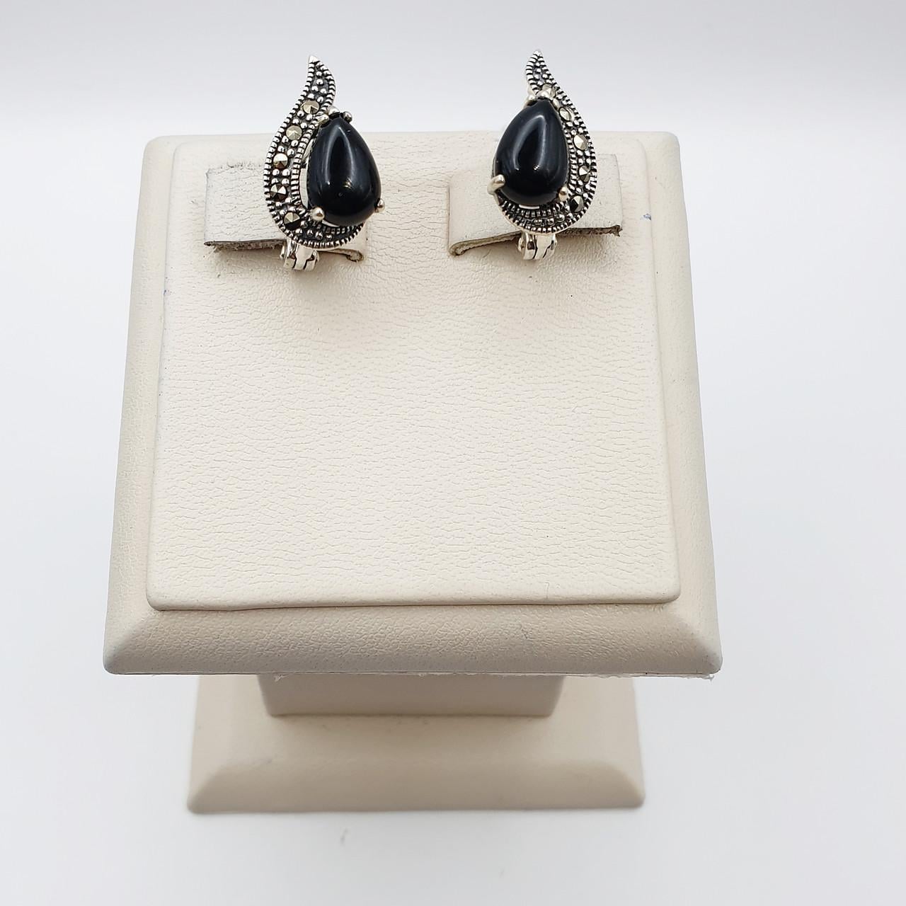 Серебряные серьги с агатом 5,41 г (2684634352) Серебряные серьги с агатом 5,41 г (2684634352)