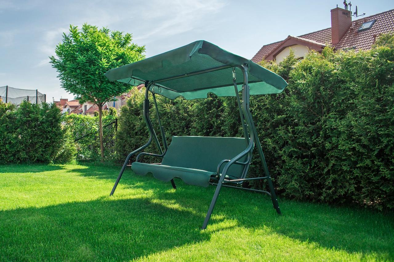 Садова гойдалка King Garden на 3 особи Зелений (King_ks) - фото 6 Садова гойдалка King Garden на 3 особи Зелений (King_ks) - фото 6