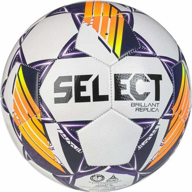 М'яч футбольний Select Brillant Replica v24 р. 5 Біло-фіолетовий (099488-096 5) - фото 2