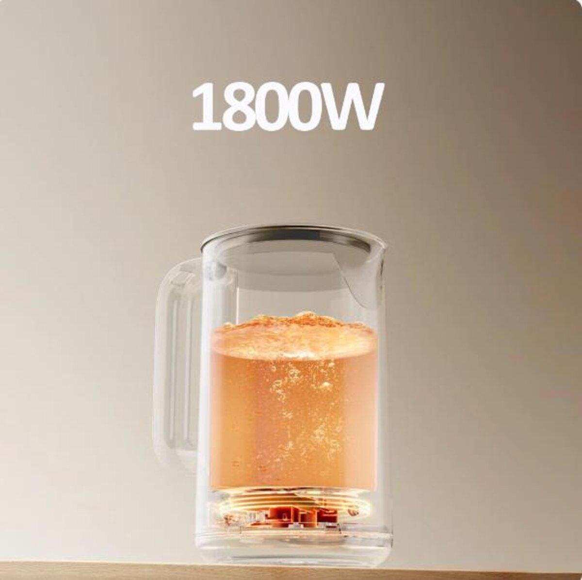 Электрочайник Mijia Smart Electric Kettle S1 с переходником на EU розетку 1,7 л 1800W Silver (BHR8171CH) - фото 7