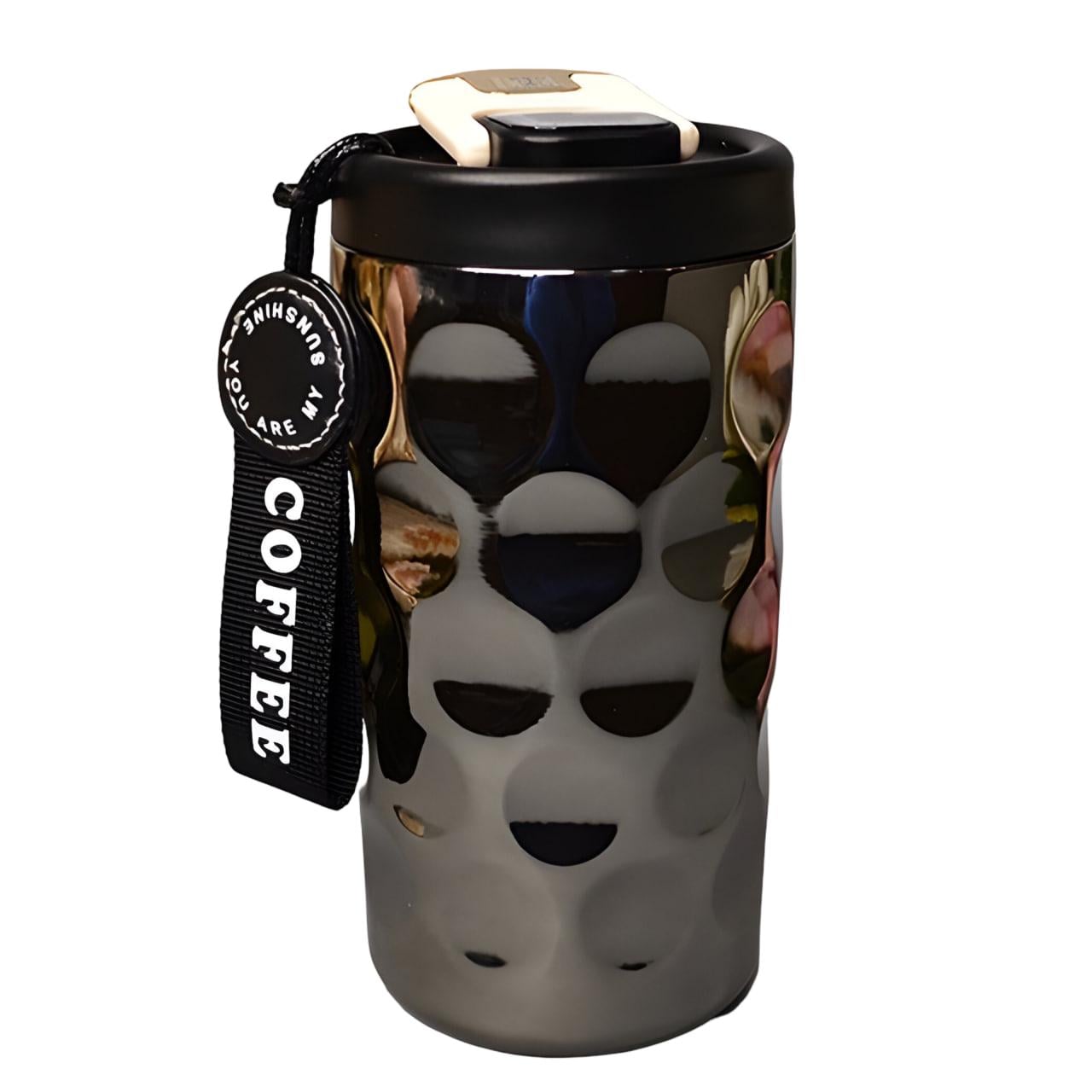 Термочашка с дисплеем температуры 410 мл Черный (BC-0376)