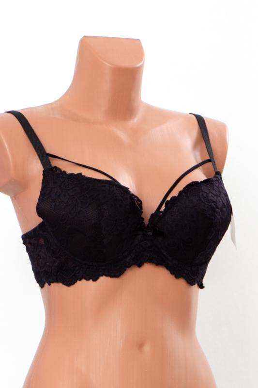 Бюстгальтер з push up Носи Своє чашка В 95B Чорний (11450)