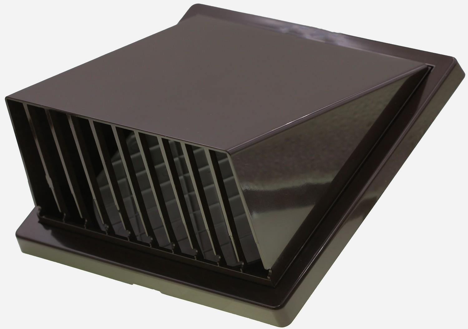 Вихід вентиляційний стіновий Air Roxy d 100 мм зі зворотним клапаном Коричневий (02-501BR)