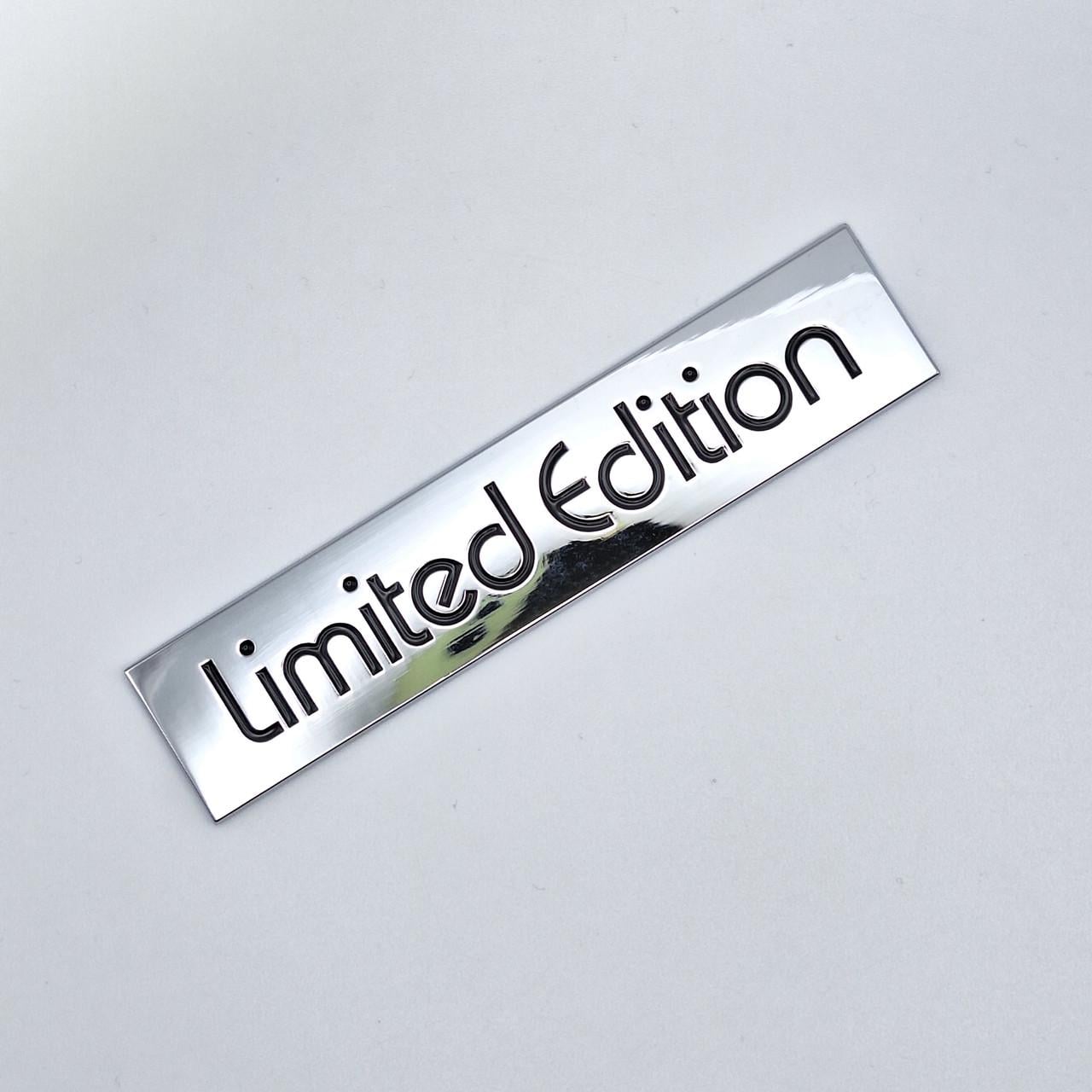 Емблема плашка Limited Edition Хром/Чорний глянцевий (1676100669)