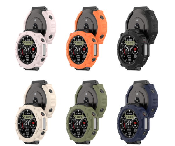 Чехол силиконовый для смартчасов Amazfit T-Rex Ultra Синий - фото 2