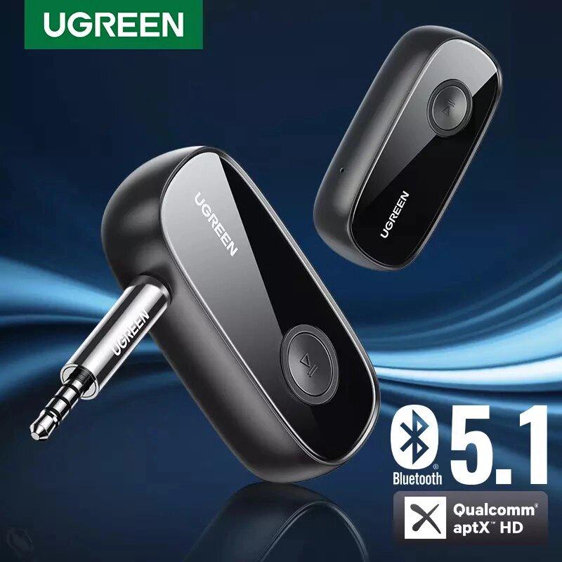 Адаптер Bluetooth UGREEN CM279 AptX HD Mic Black (70304) - фото 2