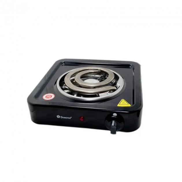 Электроплита Domotec MS-5531 1000W спиральная на одну конфорку Black (13675009)