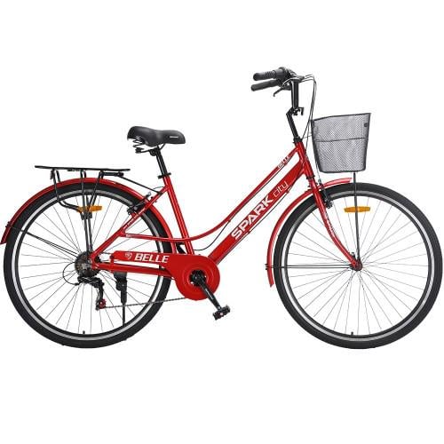 Велосипед Spark CITY BELLE колеса 28" алюминиевая рама 18" Красный (000240002)
