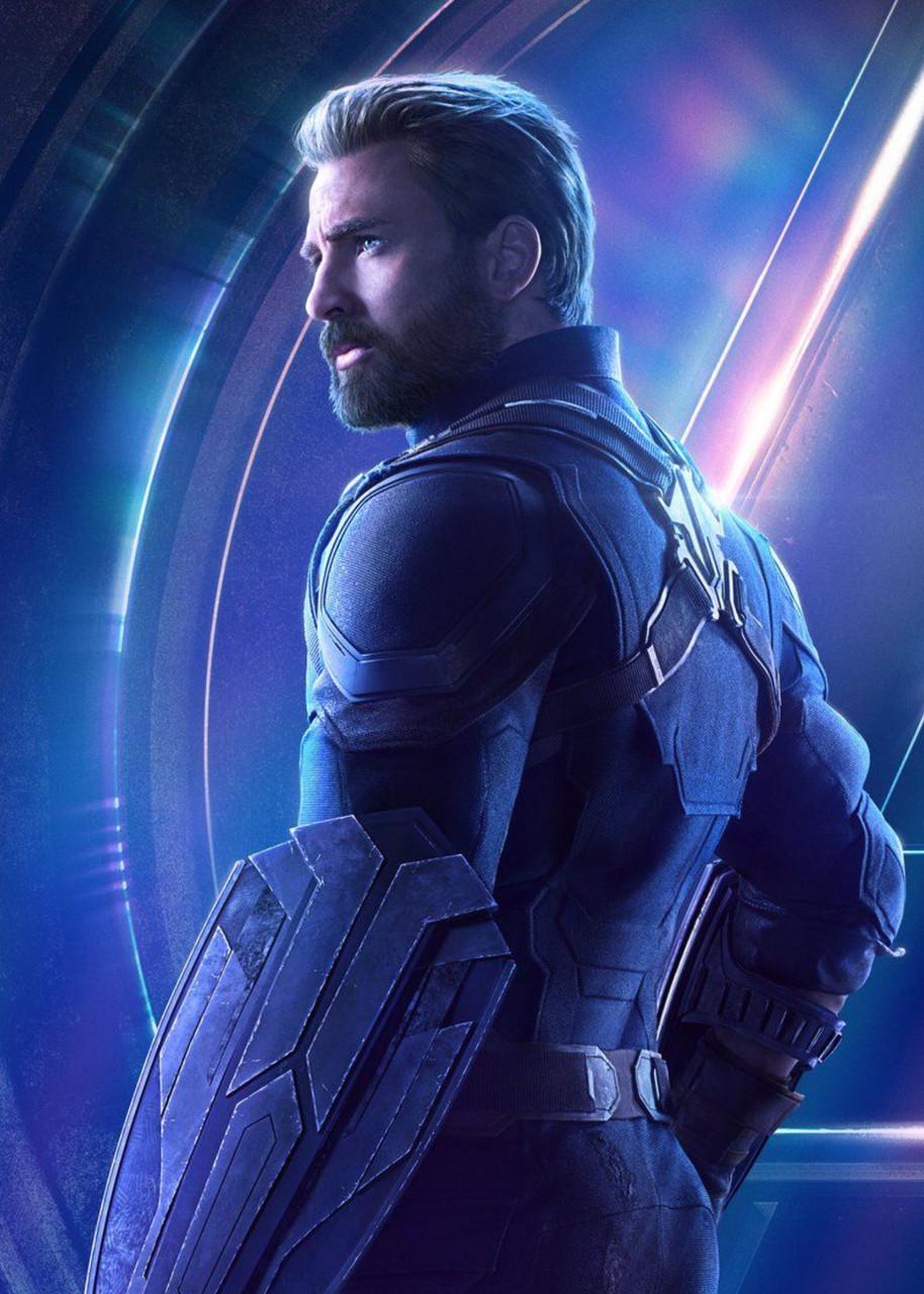 Картина постер Gee! Captain America Капитан Америка Война бесконечности 40х60 см CA.09.146