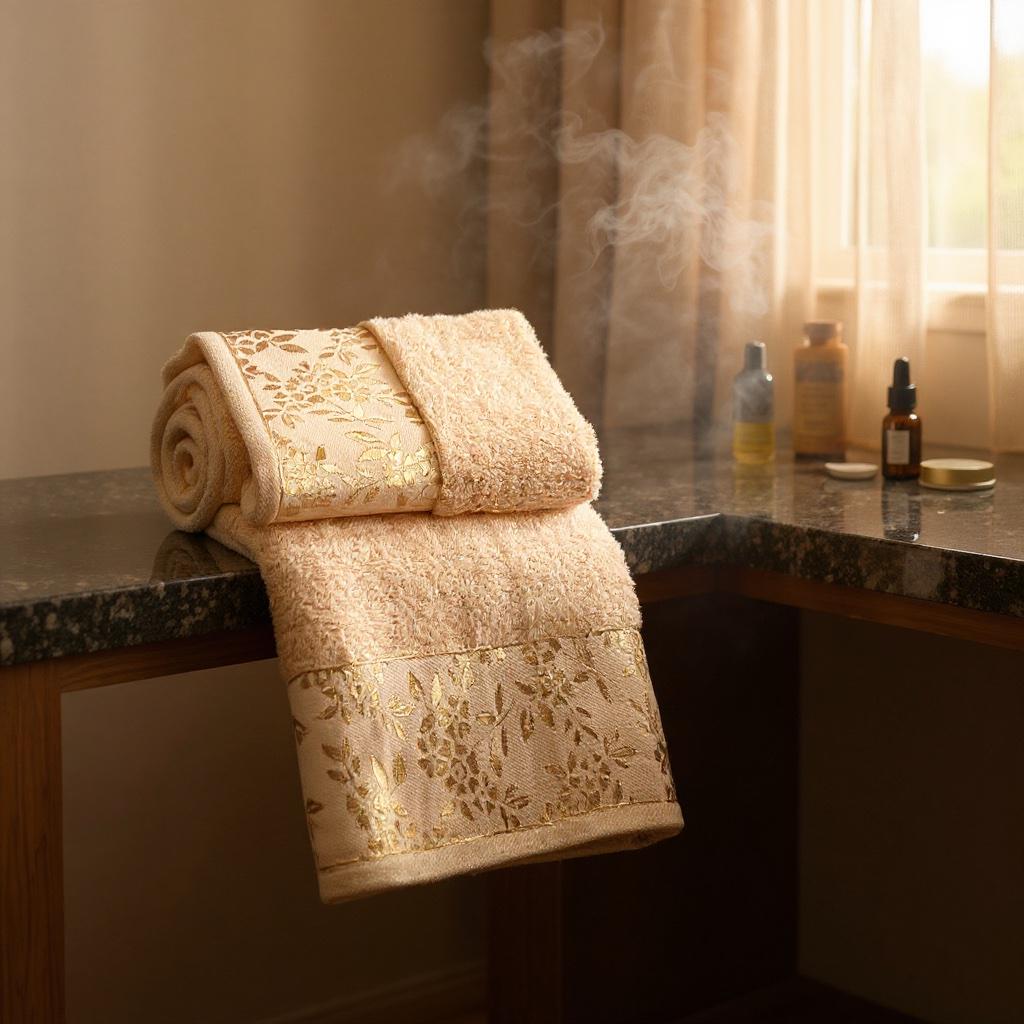 Набір рушників банне та для обличчя 70х40 см/50х90 см 2 шт. Персиковий (mame2v1cic1-persik) - фото 2 Набір рушників банне та для обличчя 70х40 см/50х90 см 2 шт. Персиковий (mame2v1cic1-persik) - фото 2