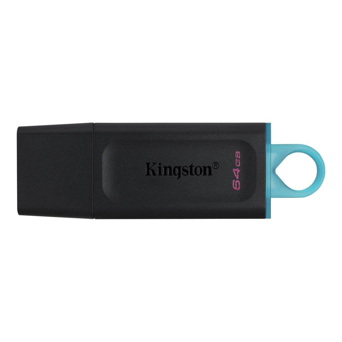 Флеш-память для ноутбука Flash Kingston USB 3.2 DT Exodia 64GB Black/Teal (DTX/64GB)