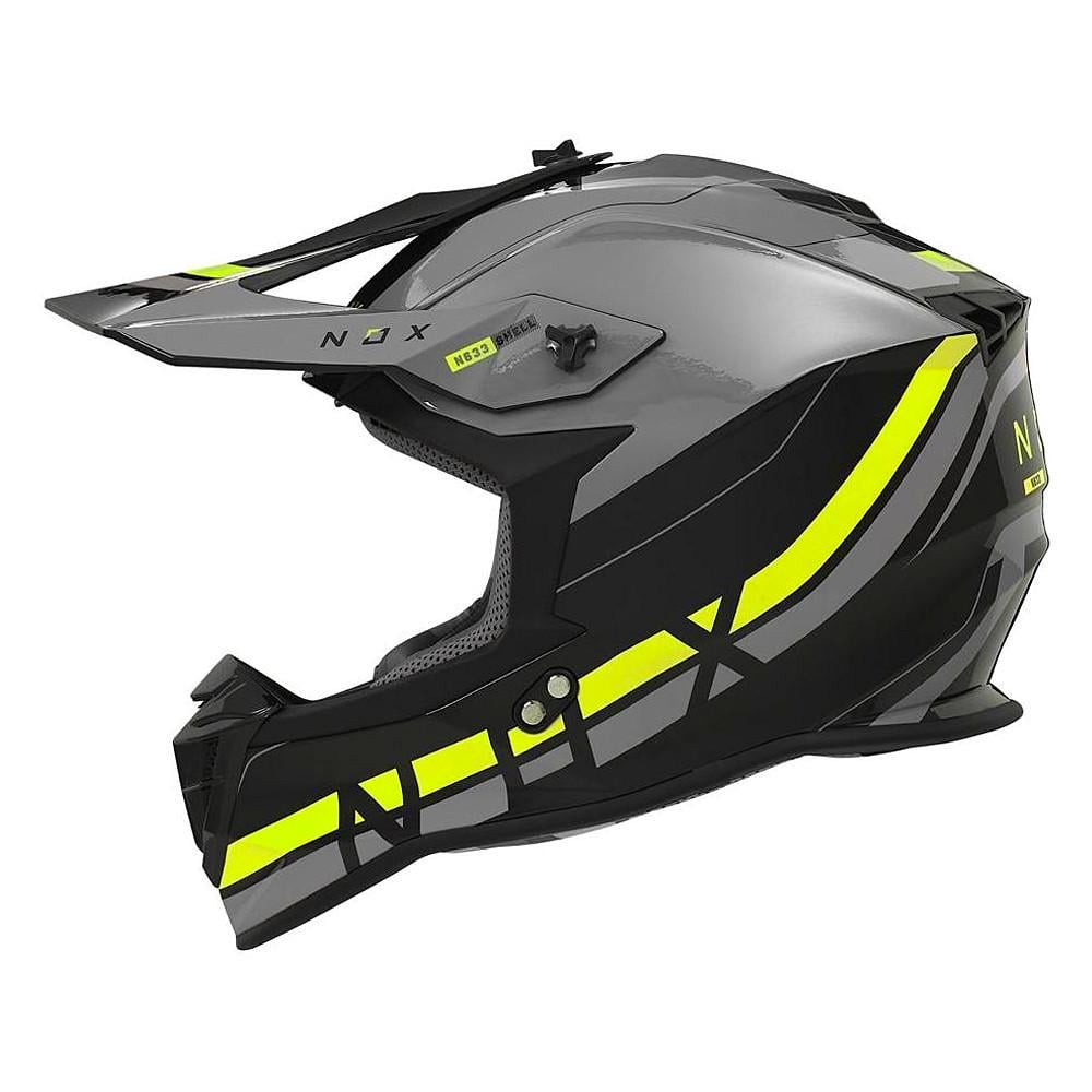 Мотошлем NOX N633 Airshock XL Neon Yellow (32331)