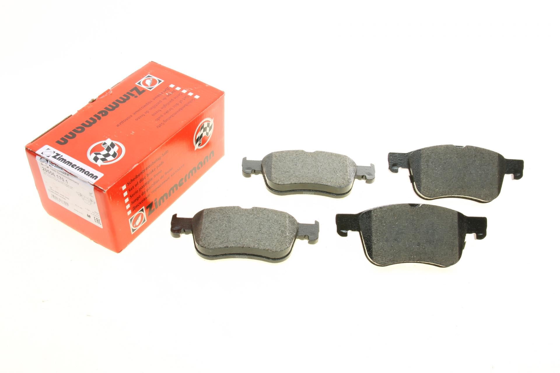 Колодки тормозные передние ZIMMERMANN Ford Focus/Kuga 1.0-2.0 EcoBoost18-Ate (20556.170.1 ZIMMERMANN)