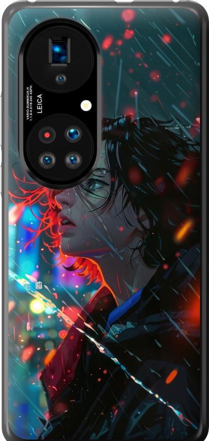 Чехол на Huawei P50 Ночные огни (6096u-2292-42517)