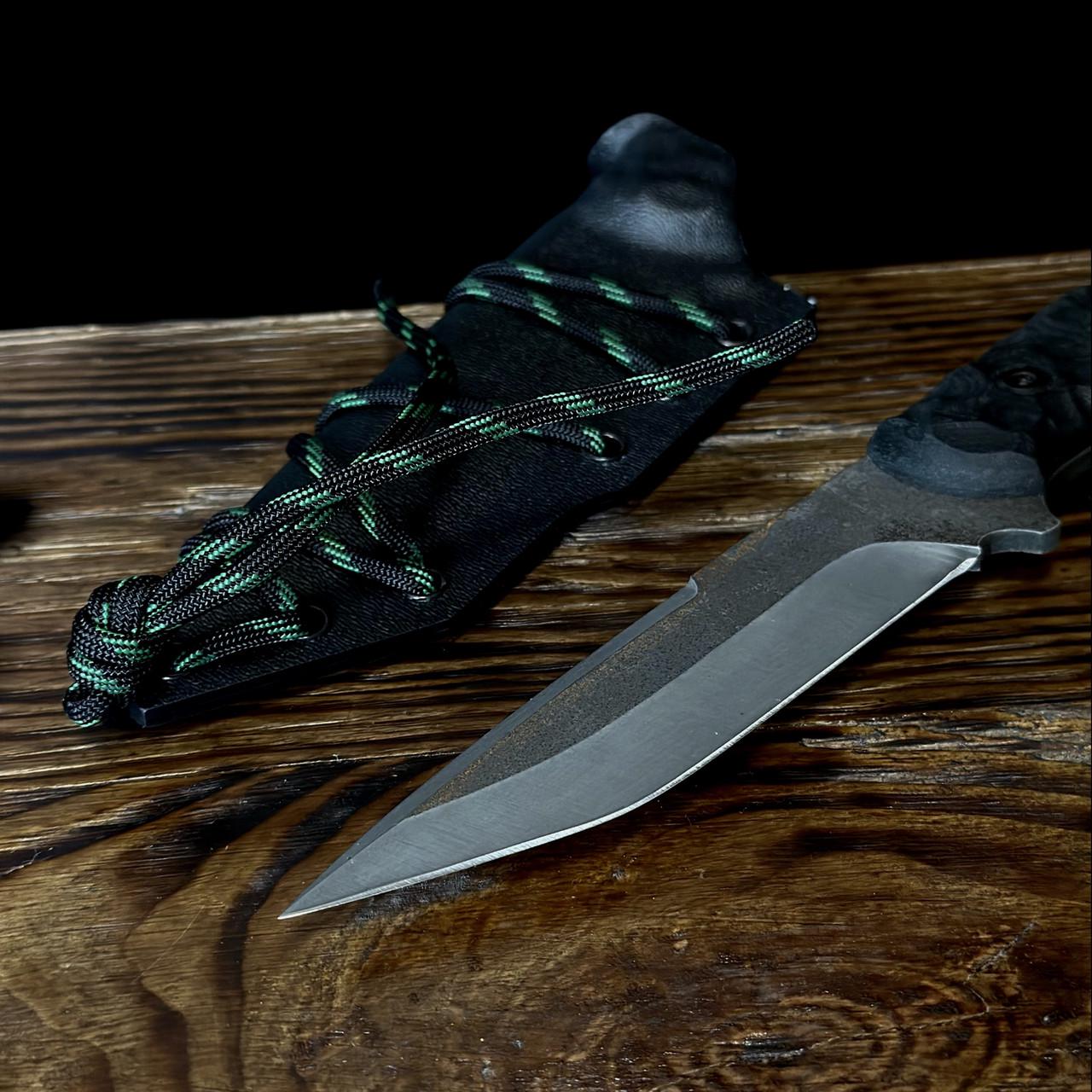 Нож танто туристический Gorillas BBQ KN59 Бушкрафт сталь 50х14мф - фото 3 Нож танто туристический Gorillas BBQ KN59 Бушкрафт сталь 50х14мф - фото 3