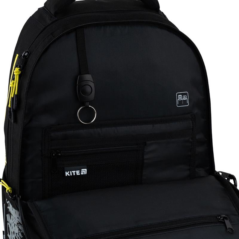 Школьный рюкзак KITE Education teens DC25-2587M Batman с ортопедической спинкой (995315) - фото 12