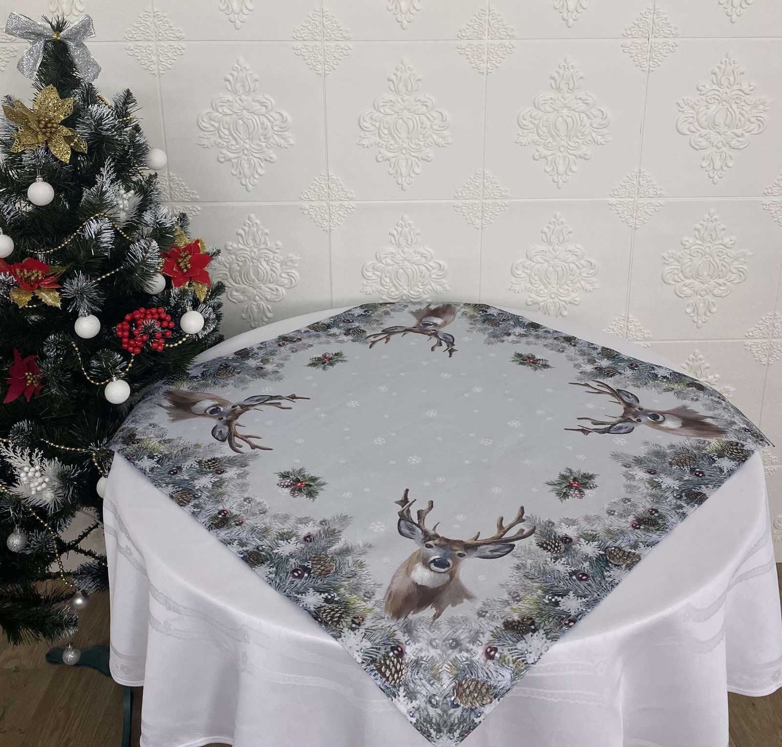 Скатерть новогодняя Print N-2064-X 85х85 см (CN22511) Скатерть новогодняя Print N-2064-X 85х85 см (CN22511)