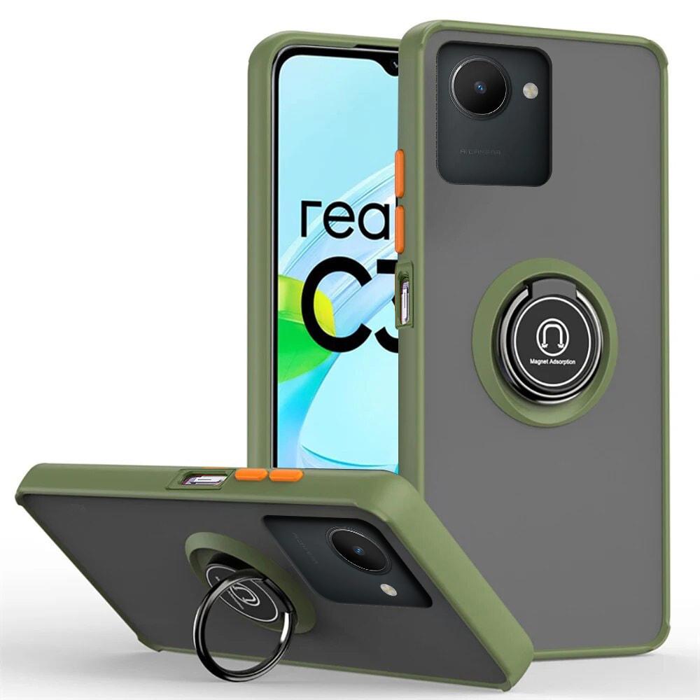 Захисний чохол MatteLuxe Realme C30 (з кільцем) Khaki (34081-17)