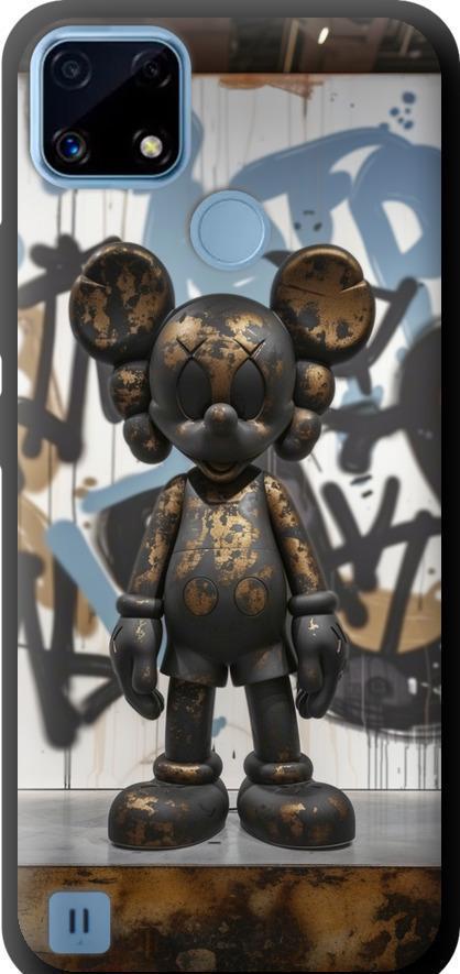 Чехол на Realme C21 Bronze kaws v2 (6098b-2321-42517)