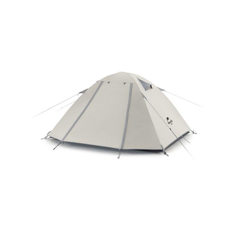 Палатка двухместная Naturehike P-Series CNK2300ZP028 210T 150D Oxford Светло-серый (617221)
