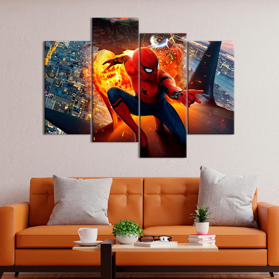 Настенний декор Питер Паркер - Человек-паук 149x106 см (A90-4)