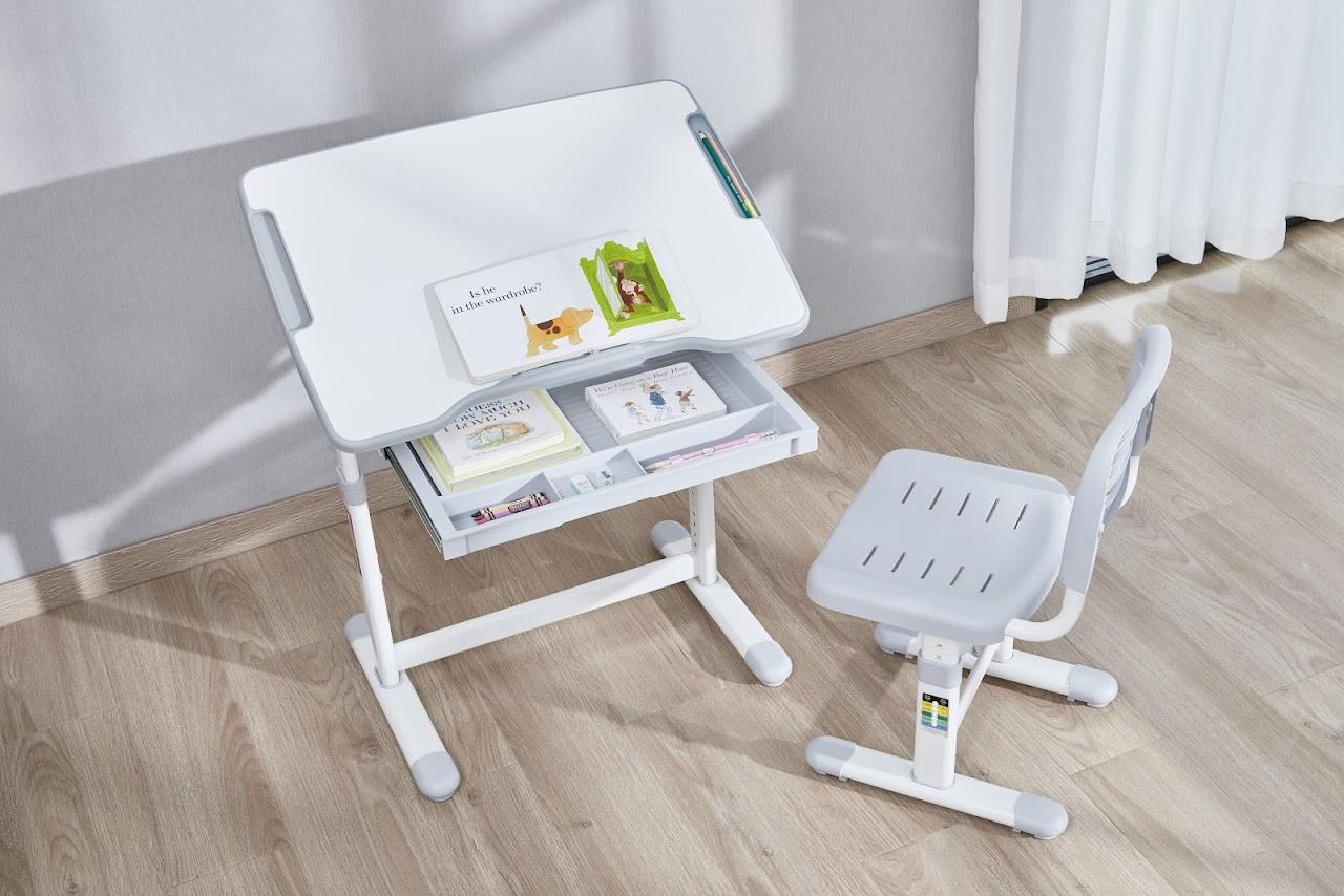 Парта-трансформер зі стільцем SECTOR Афіна Grey (27216921) - фото 4 Парта-трансформер зі стільцем SECTOR Афіна Grey (27216921) - фото 4