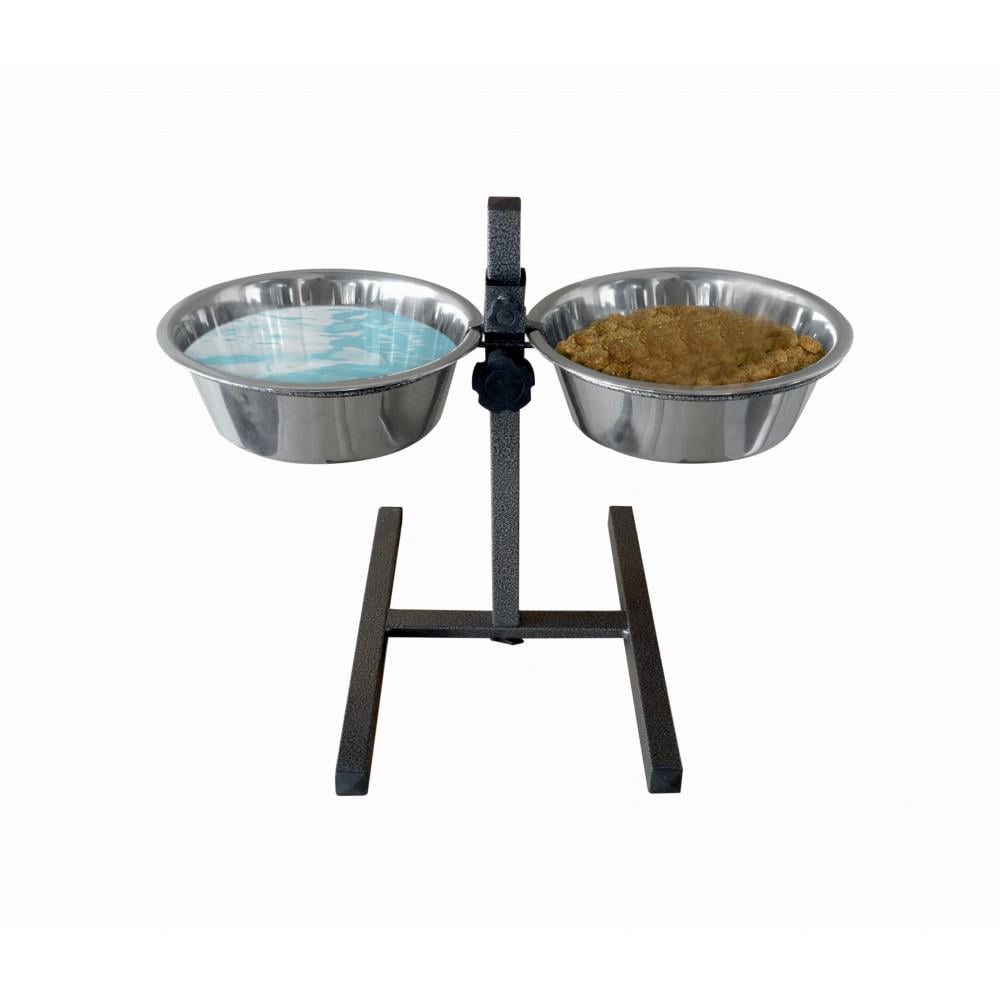 Подставка SWI высокая металлическая под 2 миски 2х3,95 л (SWT7000-3)