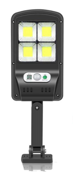 Уличный фонарь на солнечной батарее Solar BL-BK-120-4COB с пультом ДУ Чорний (8585emax)