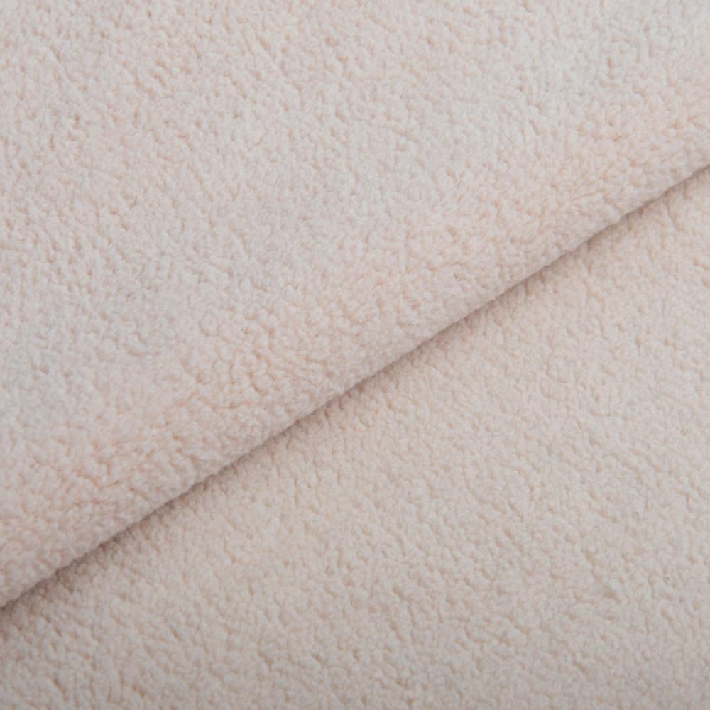 Тканина фліс преміум Тедді 360 г/м2 140 см Світло-бежевий (26625) - фото 2
