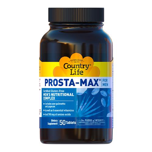 Комплекс для здоровья предстательной железы Country Life Prosta Max For Men 50 Tabs