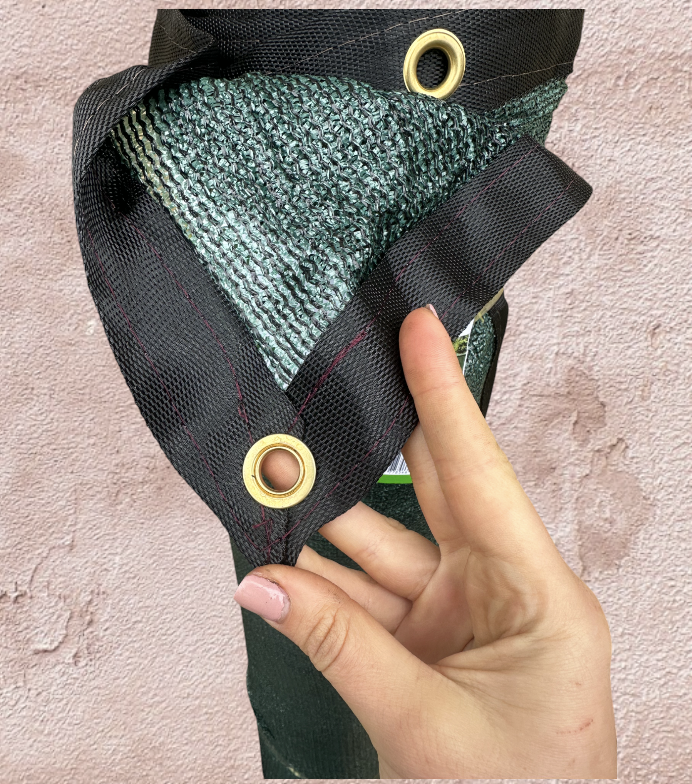 Сетка заборная затеняющая AgroStar усиленная с люверсами 95% 1,5x50 м Зеленый (1292) - фото 9 Сетка заборная затеняющая AgroStar усиленная с люверсами 95% 1,5x50 м Зеленый (1292) - фото 9