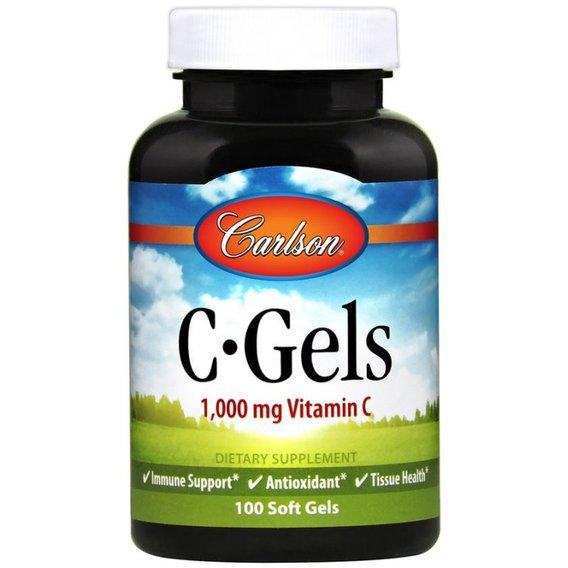 Витамин C Carlson Labs C-Gel Vitamin C 1000 mg 100 Caps (CAR-03001)