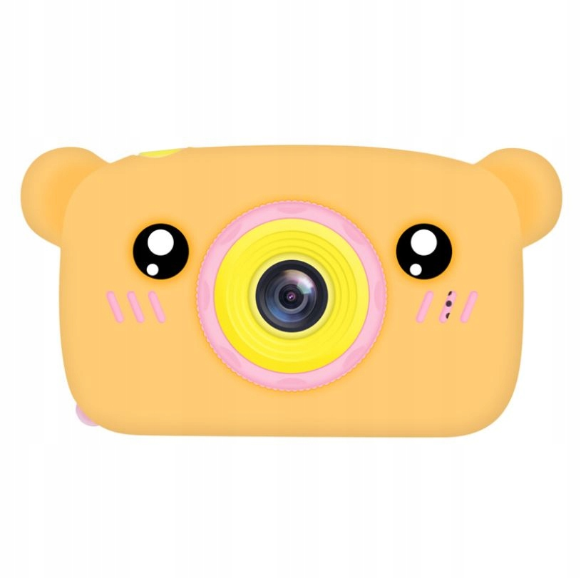 Фотоаппарат детский цифровой Smart Kids KM-89 Teddy с играми Full HD 12 МП Оранжевый (85ae1a36)